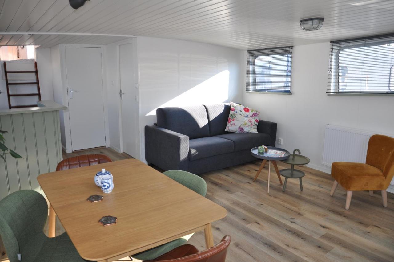 Private Lodge On Houseboat อัมสเตอร์ดัม ภายนอก รูปภาพ